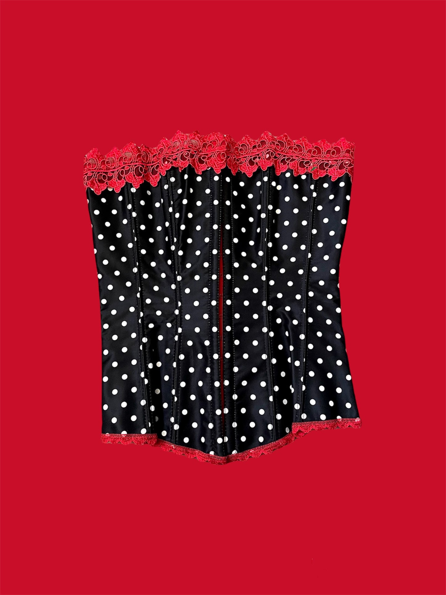 Y2K Fredricks Of Hollywood Polka Dot Corset