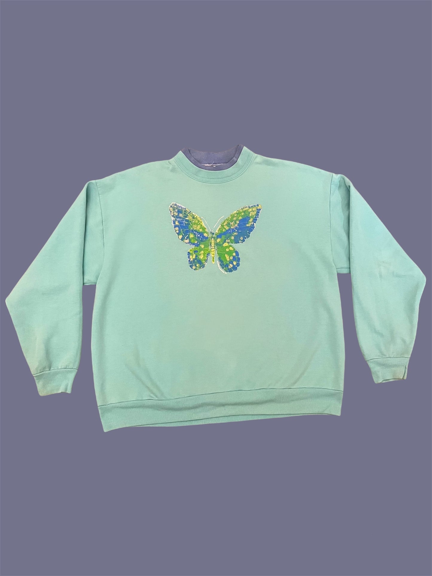 90s Butterfly Earth Pullover