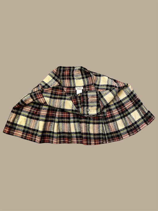 Y2K Canal Mini Plaid Pleated Skirt