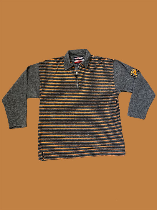 90s Pound Sport Ribbed Striped Longsleeve