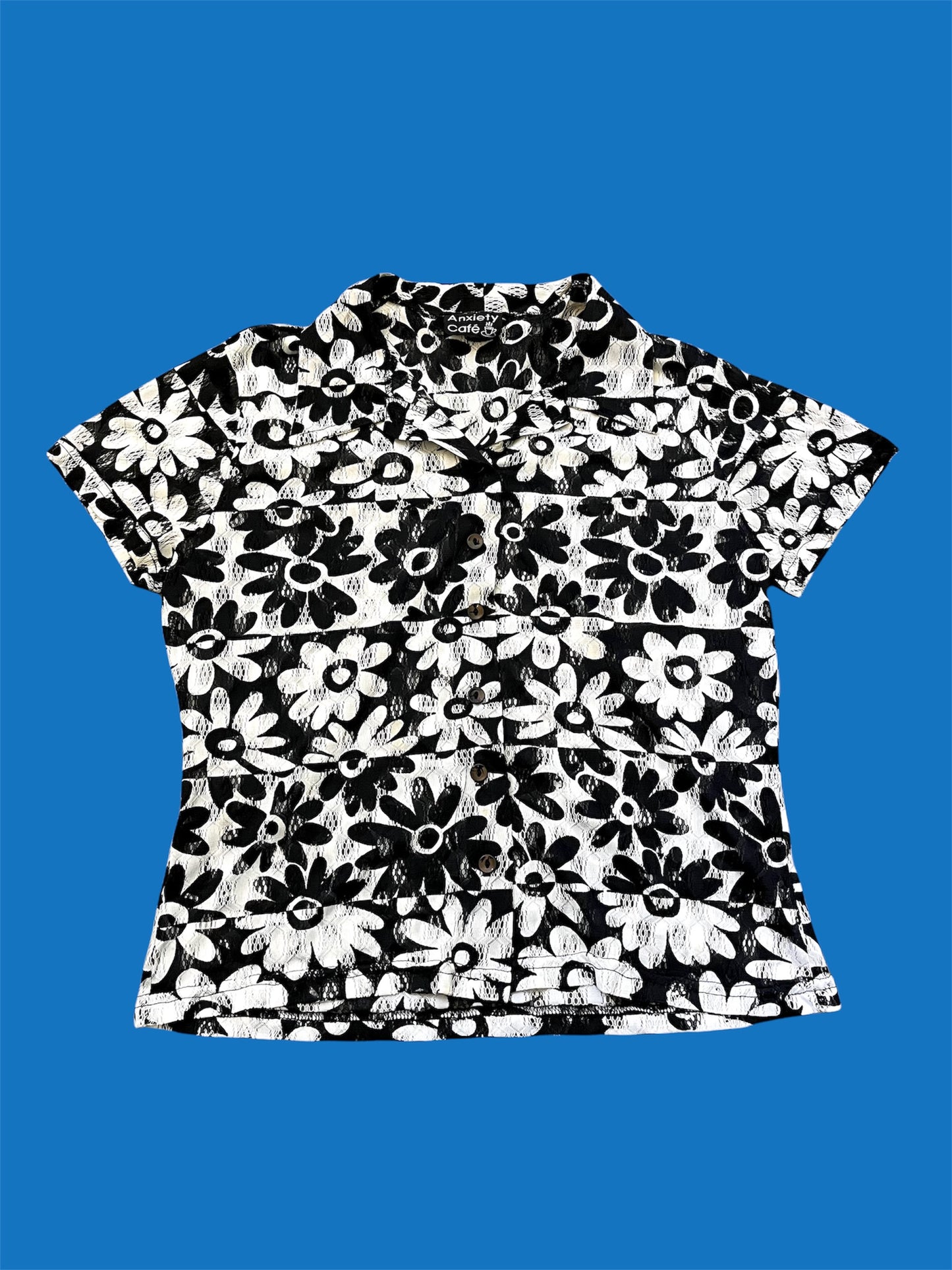 90s Anxiety Cafe Flower Top