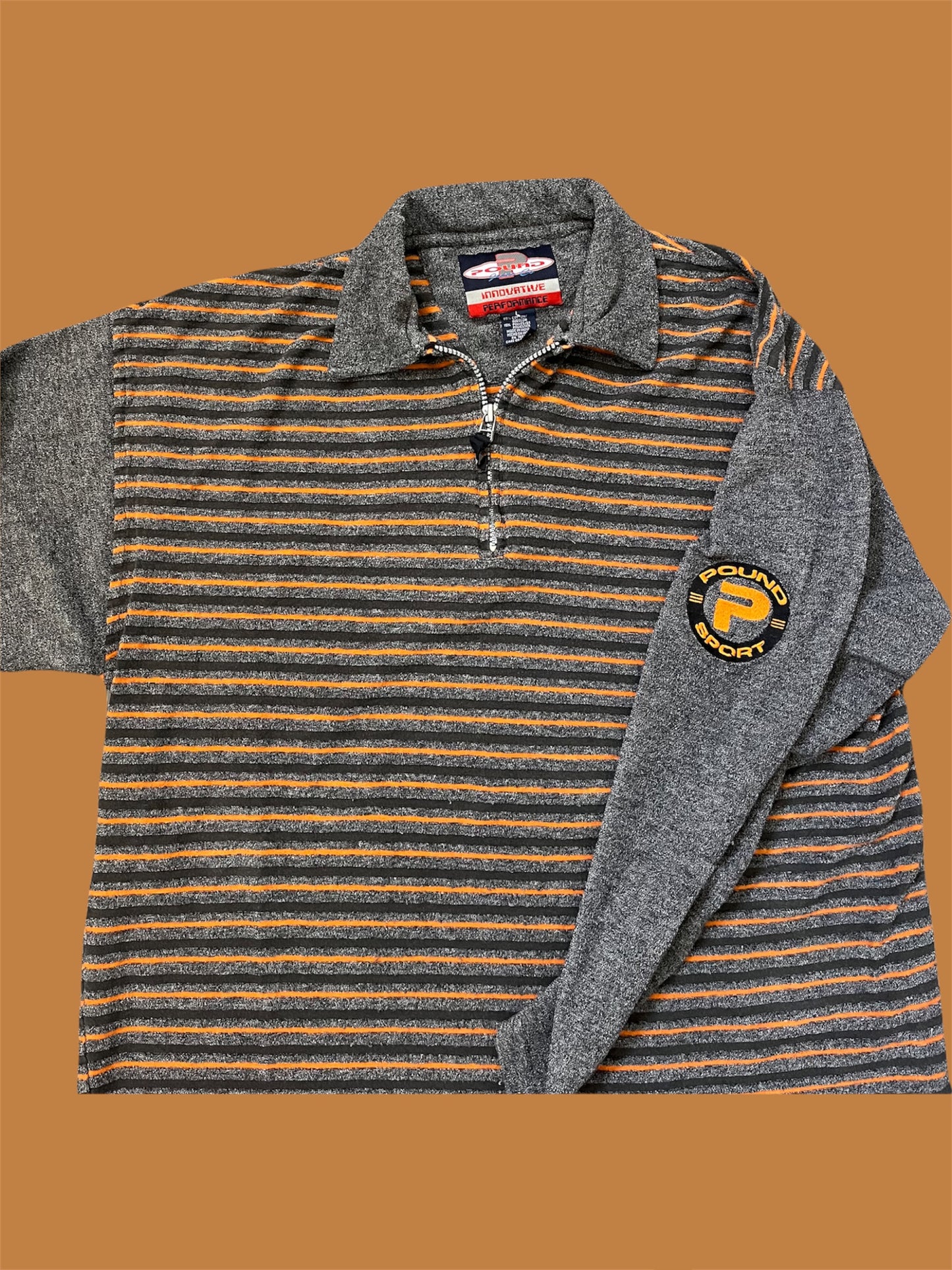 90s Pound Sport Ribbed Striped Longsleeve