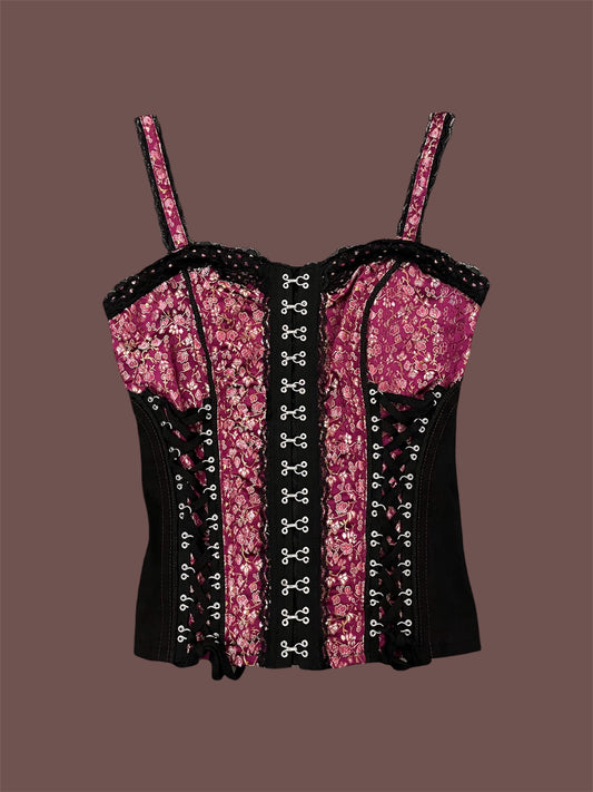 Rare 90s Tripp Nyc Raspberry Corset