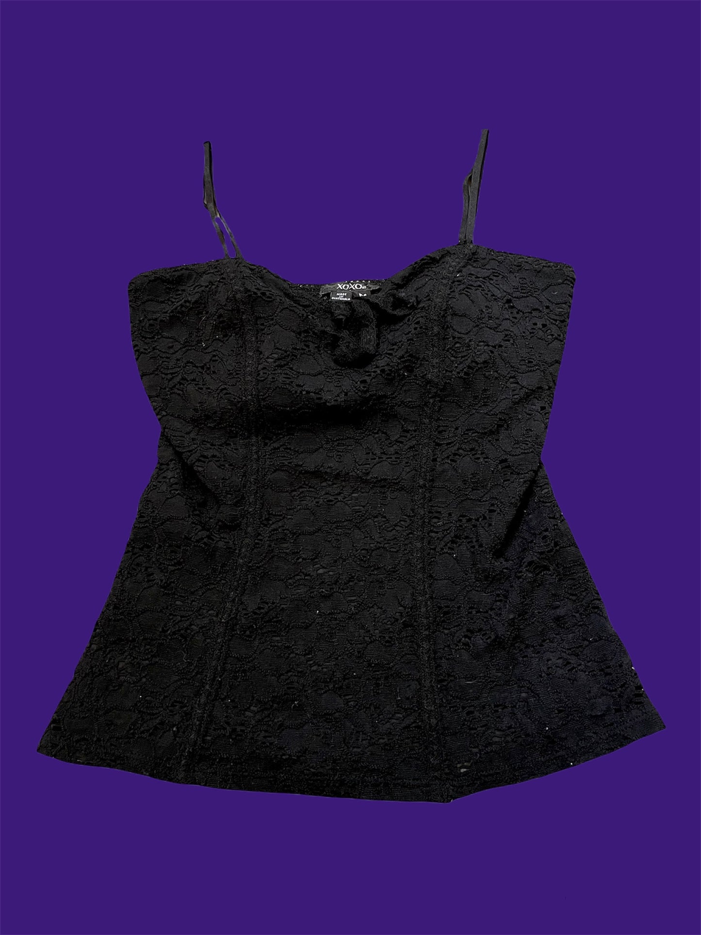 Y2K XOXO Black Bustier