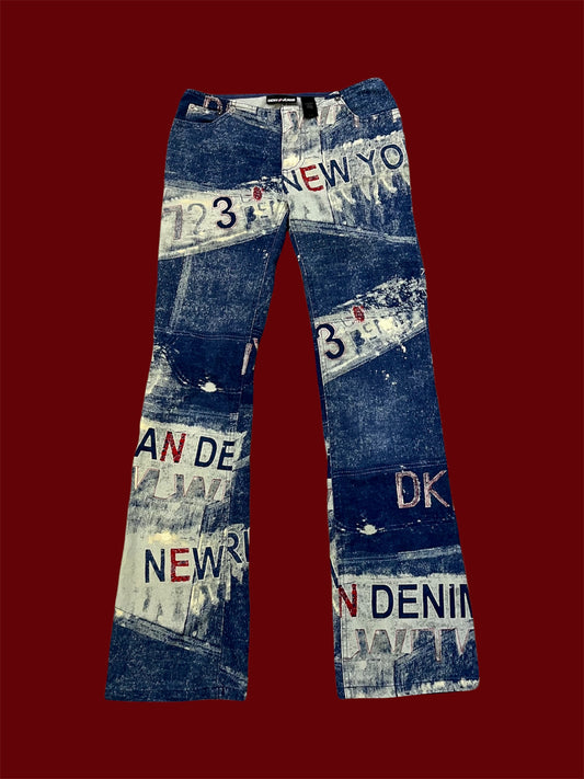 Y2K DKNY Destination Denim Flares