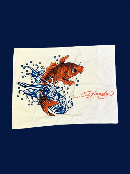 Y2K Ed Hardy Pillowcase